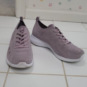 Womens purple skechers tennis
